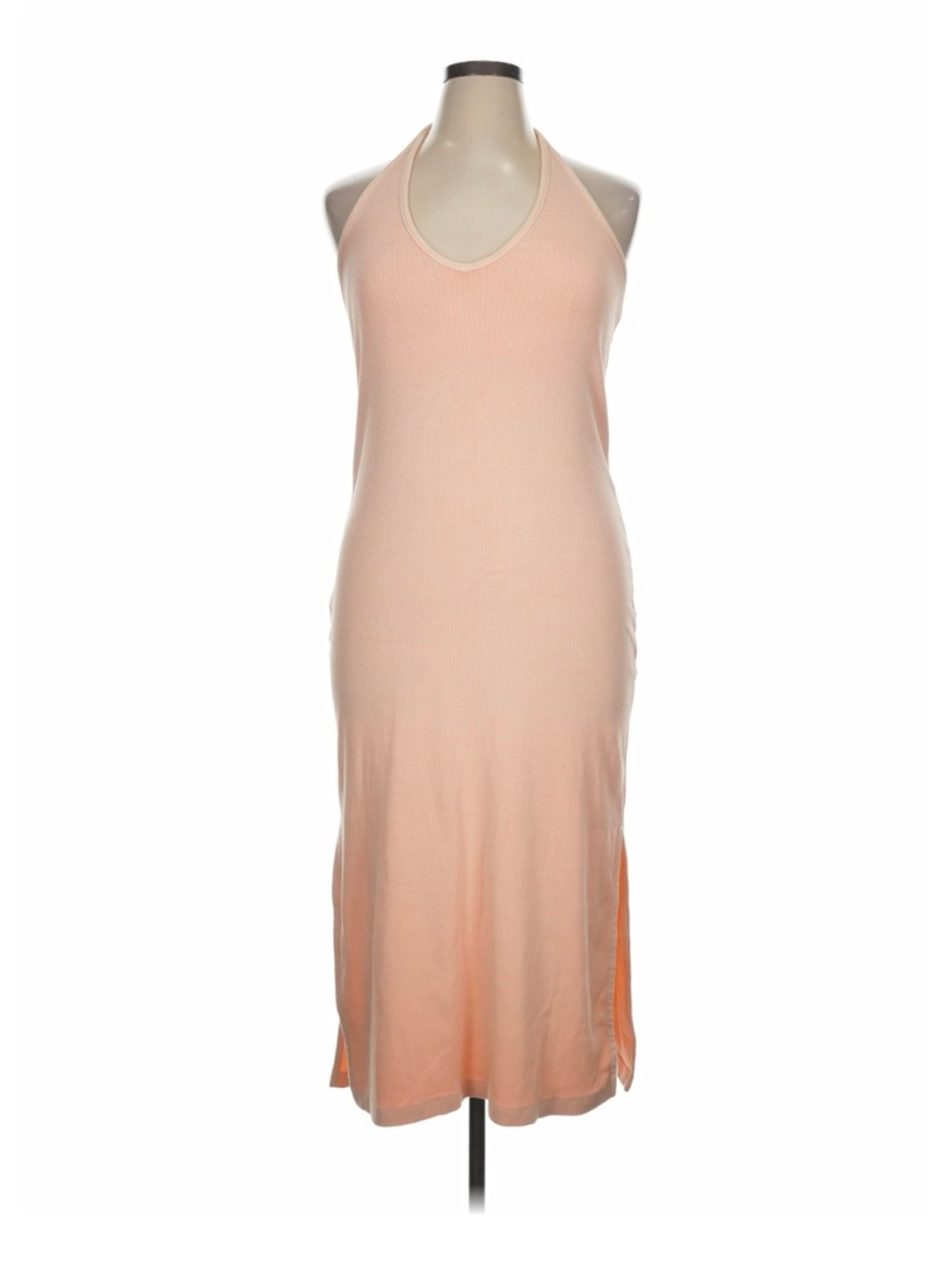 Old Navy Peach Halter Midi Dress NWOT